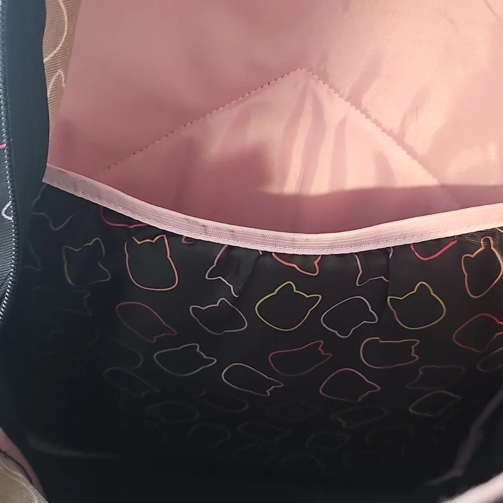 Squishmallows Black and Multicolor Backpack